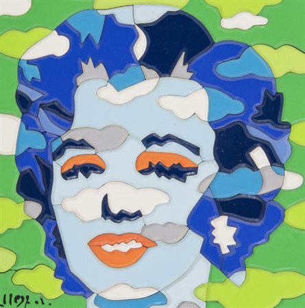 Ugo Nespolo (Mosso Santa Maria (Bi) 1941 ) Green Days Acrilici su legno...