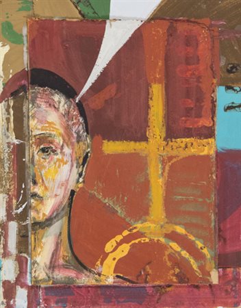 Bruno Ceccobelli (Montecastello Vibio (Pg) 1952 ) Sereno in luce 1998 Tecnica...