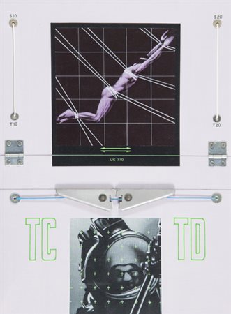 Sergio Sarri (Torino 1938 ) Esperimento+astronauta (Duralin) 1975 Acrilico,...