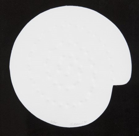 Enrico Castellani (Castelmassa (Ro) 1930 ) Senza titolo 1996 Impressione su...