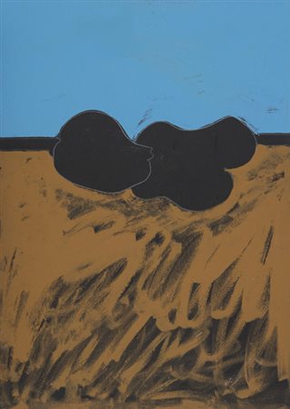 Tano Festa (Roma 1938 1987) Senza titolo 1982 Olio su tela, cm. 70x50 Sul...