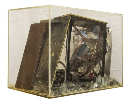 Arman (Nizza 1928 New York 2005) Untitle (Colère de telévision n°18) 1976...