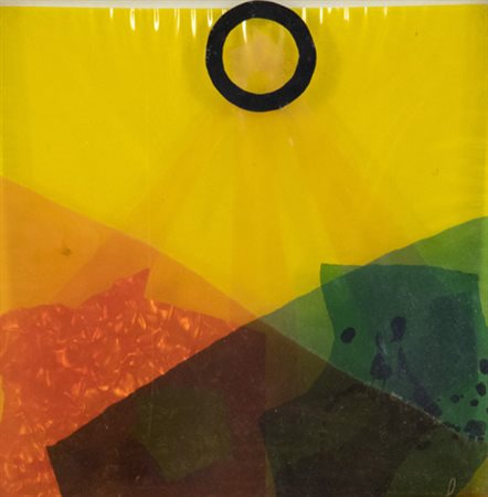 Enrico Baj (Milano 1924 2003) Senza titolo 1968 Collage di plastiche, cm....