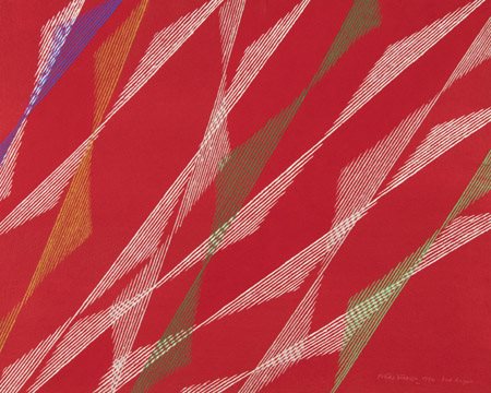 Piero Dorazio (Roma 1927 2005) Bad Ragaz 1992 Tempera su cartoncino a mano,...