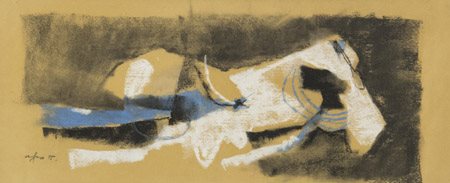 Afro Basaldella (Udine 1912 Zurigo 1976) Studio per doppia figura 1955...