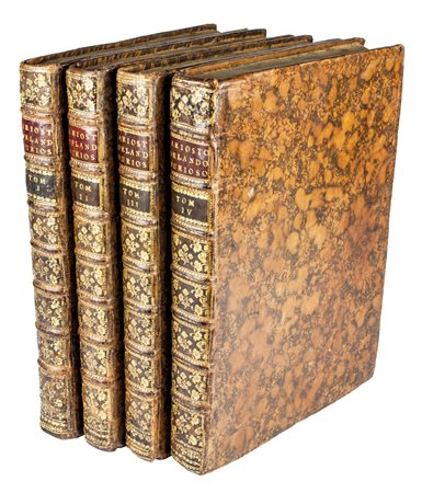 Ariosto Ludovico, Orlando furioso. Tomo I (-IV).In Venezia: Presso Antonio...