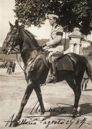 Ritratti fotografici di Vittorio Emanuele III, Amedeo di Savoia, il Principe...