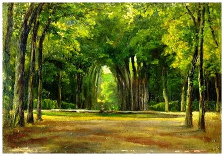 A. GOUNOL Senza titolo Olio su cartone 18,5 x 27. Firma in b. a s. B.A.: 80