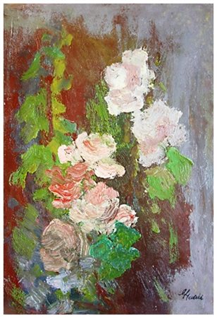 GUIDO GUIDI Livorno 1901 – Livorno 1998 Senza titolo Olio su tavola 50 x 35....