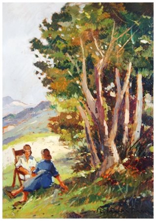 RENZO MARTINI Livorno 1937 – Livorno 2005 Senza titolo Olio su faesite 50 x...