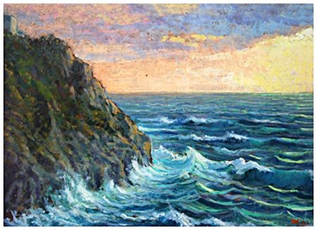 MILLUS (Mauro Illusi) Livorno 1925 – Livorno 1992 Senza titolo Olio su...