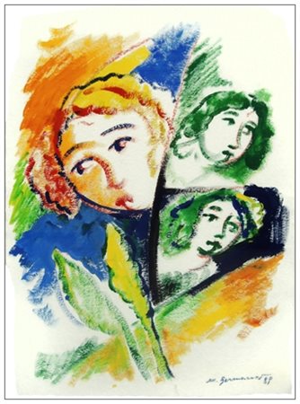 MIMMO GERMANA’ Catania 1944 – Busto Arsizio 1992 Senza titolo 1989 T.m. su...