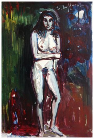 SILVIO LOFFREDO Parigi (Francia) 1920 – Firenze 2013 Senza titolo 1982 Olio...