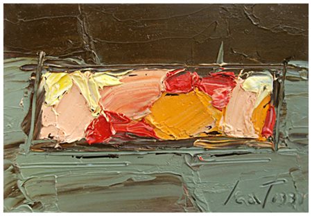 SERGIO SCATIZZI Gragnano 1918 – Firenze 2009 Senza titolo Olio su tavola 20 x...