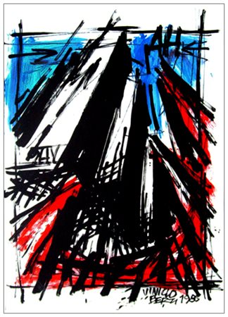 VINICIO BERTI Scandicci 1921 – Firenze 1991 Senza titolo 1980 Tempere Morgans...