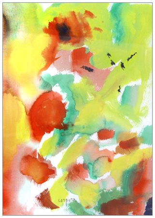 ANTONIO CORPORA Tunisi (Tunisia) 1909 – Roma 2004 Toledo 2001 Acquerello su...