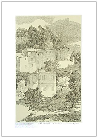 LEONARDO CASTELLANI Faenza 1896 – Urbino 1984 Dal Mercatale di Arcevia 1954...