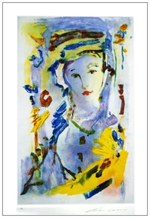 ERNESTO TRECCANI Milano 1920 – Milano 2009 Mafalda Incisione a colori es.p.a....