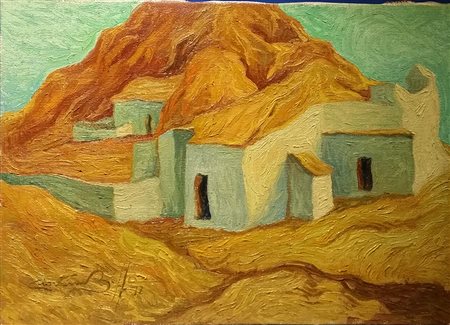 Giovanni Boffa "Granada" 1972 - Olio su tela - cm 50x70 - Firma in basso a sx...