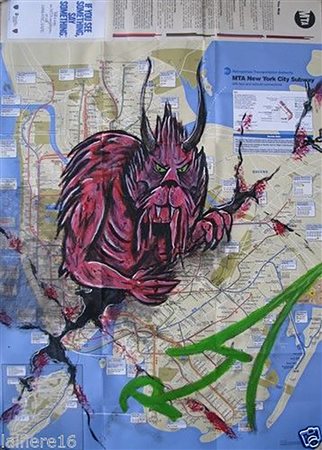 RD 357 "New York" 1968 - Monster busting threw the spray and paynt on NYC...