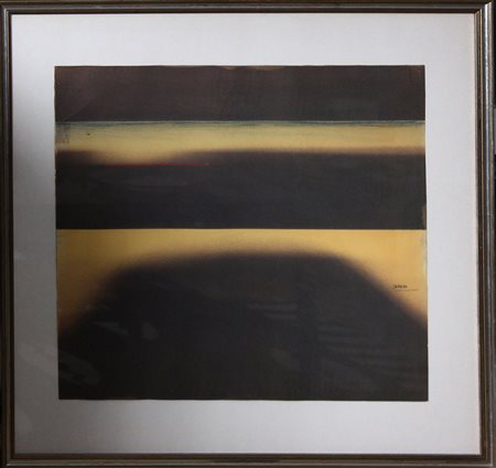 Antonio Carena "S.T."- 1961 - Eliografia, Opera unica - cm 50x40 - Autentica...