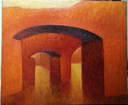 Giovanni Boffa "Impressioni" - Olio su tela - cm 50x60 - Firma dell'artista...