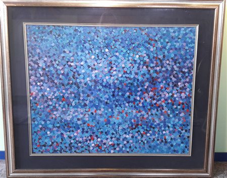 Castagneto "Antibes" - 1984 - Olio su tela - cm 80x100- Firma, data e titolo...