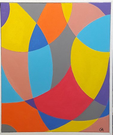 Carola De Antoni "Carneval" - Acrilico su tela - cm 60x50 - Firma...