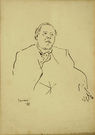 TAMBURI ORFEO Jesi (Ancona) 1910 - Parigi 1994 Senza titolo - 1972 Tecnica...