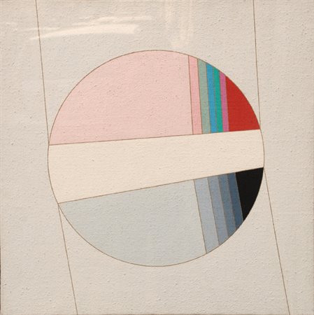 CARMI EUGENIO Genova 1920 Albatros - 1991 Acrilico su juta 70 x 70 cm Firma e...