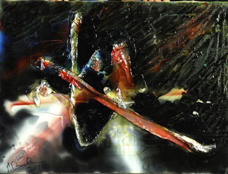 BOVOLONI ALFREDO Milano 1953 Continuità spezzata - 2010 Tecnica mista su tela...