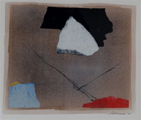 SANTOMASO GIUSEPPE Venezia 1907 - 1990 Senza titolo - 1986 Tecnica mista su...