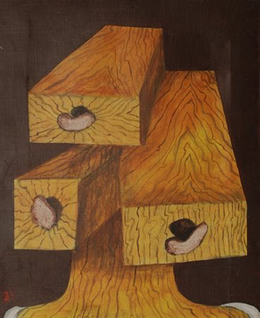 CARMASSI ARTURO Lucca 1925 Franc - Tirior Olio su tela 38 x 47 cm Firmato in...