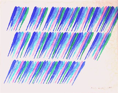 DORAZIO PIERO Roma 1927 - Perugia 2005 Senza titolo - 1988 Tempera su carta...