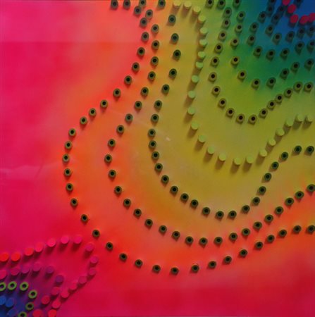 COSTALONGA FRANCO Venezia 1933 Optical - 2000 Tecnica mista su masonite 50 x...