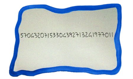 PISTOLETTO MICHELANGELO Biella 1933 Frattali - 1999 Specchio dipinto 80 x 60...