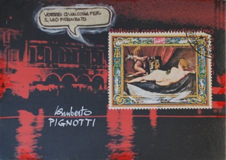 PIGNOTTI LAMBERTO Firenze 1926 Vorrei qualcosa... Tecnica mista su tela 109 x...