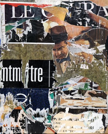 VILLEGLÉ JACQUES Quimper (Francia) 1926 Rue Serpente - 1998 Manifesti...