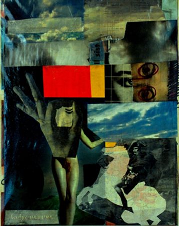 MARIANI ELIO Milano 1943 Senza titolo - 2006 Mec-Art gest su tela 40 x 50 cm...