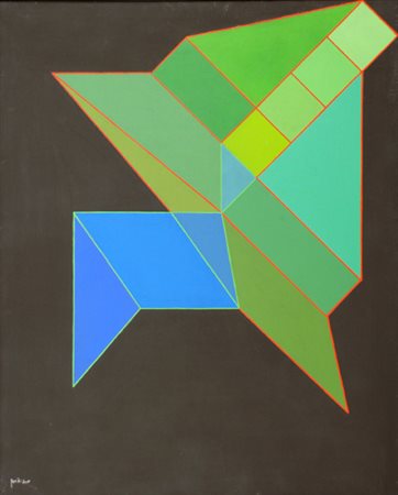 PERILLI ACHILLE Roma 1927 L’alba del dromedario - 2005 Tecnica mista su tela...