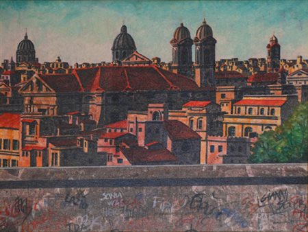 CAPUTO ANGELO Foggia 1927 Senza titolo Olio su tela 61 x 46 cm Firmato in...