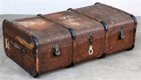 Vecchio baule da viaggio (l cm 100) (difetti)