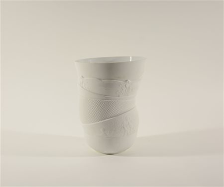 Pieke Bergmans Vaso in biscuit della serie "Studio Linie". Manifattura...