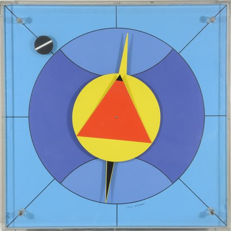 Veronesi Luigi "Orologio" multiplo (cm 70x70) firmato in basso. In teca di...