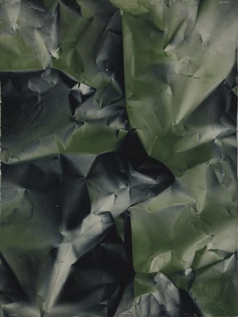 Cagli "Carte Bruciate" tecnica mista su carta intelata (cm 79x60), firmato in...