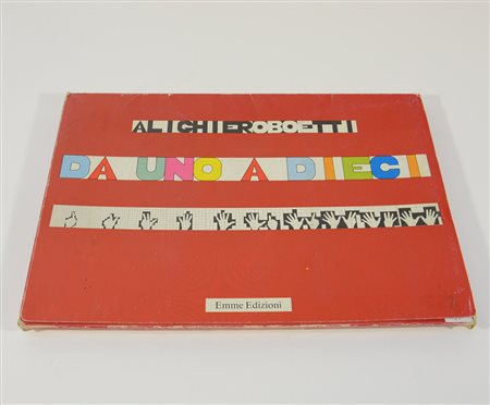 Boetti "Da uno a dieci Ed. Emme Milano" 1980 (difetti)