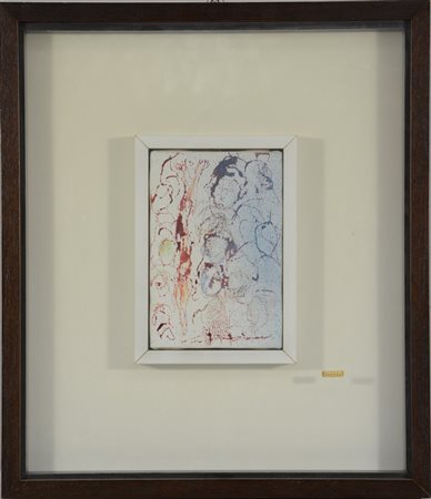 Ernesto Treccani Milano (1920- Milano 2009) "Senza titolo" acrilico su tela...