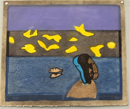 JosË Ortega (Arroba de los Montes (1921- Parigi 1990) "Senza titolo"...