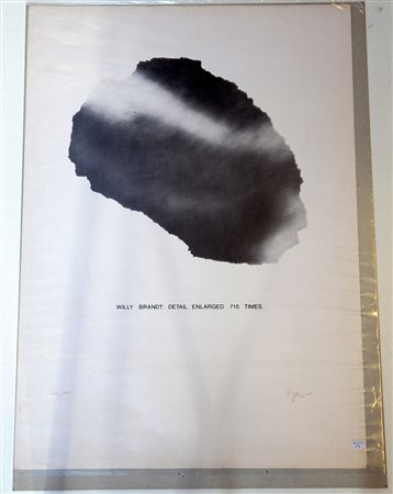 Emilio IsgrÚ Barcellona Pozzo di Gotto (1937- ) "Willy Brandt: enlarged 715...