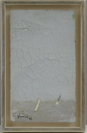 Giunni Piero Villa Cortese (1912- Bondone 2000) "Cielo alto", olio su cartone...